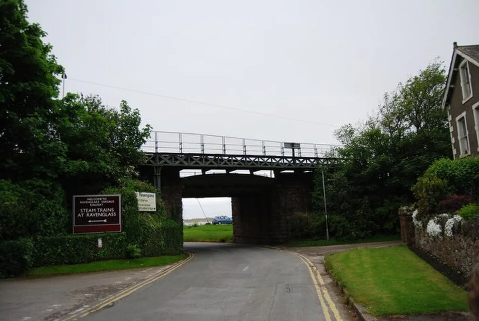 Railway Bridge carrying the Cumbrian Coast line - geograph.org.uk - 1342823