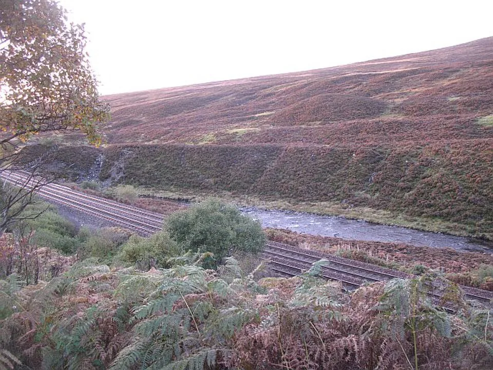 The Highland Railway main line crosses the Garry - geograph.org.uk - 1004017