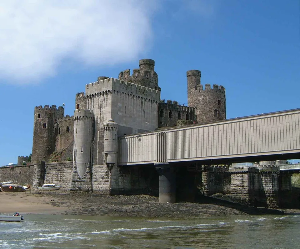 Conwy Castle and Railway Bridge